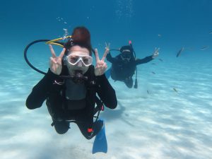 Enjoy diving