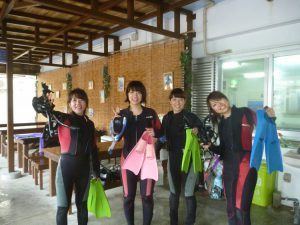 snorkeling equipment